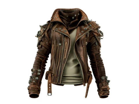 Leather Jacket 3D Model