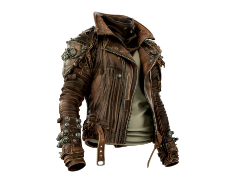 Leather Jacket 3D Model