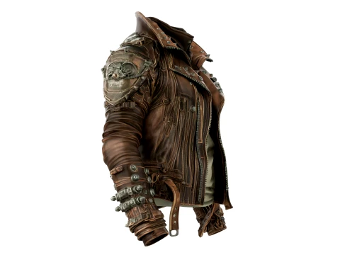Leather Jacket 3D Model