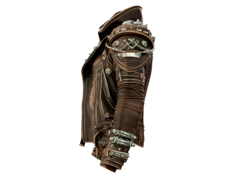Leather Jacket 3D Model