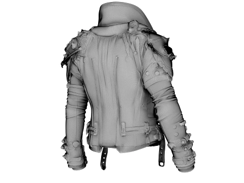 Leather Jacket 3D Model