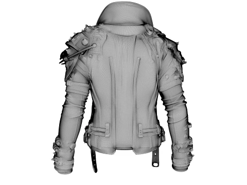 Leather Jacket 3D Model