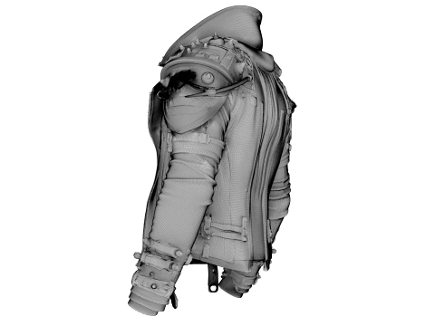 Leather Jacket 3D Model