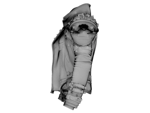 Leather Jacket 3D Model
