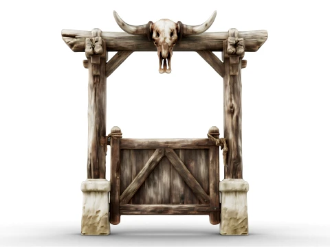 Ranch Gate 3D Model
