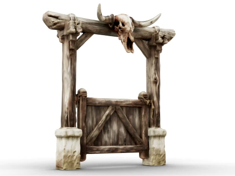 Ranch Gate 3D Model