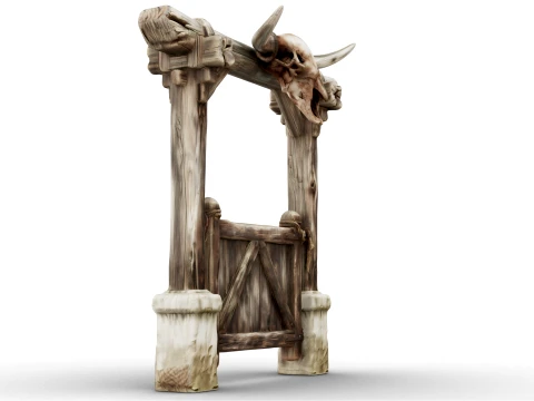 Ranch Gate 3D Model