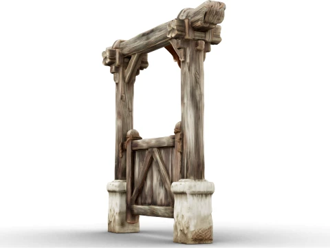 Ranch Gate 3D Model