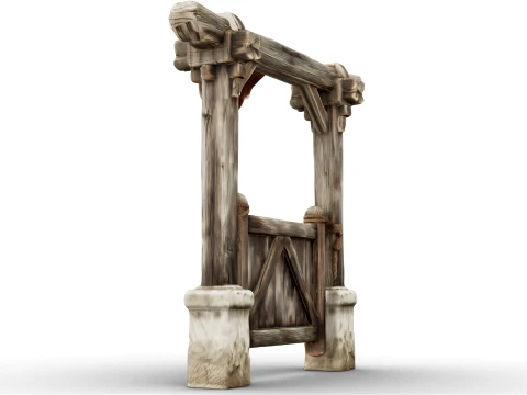 Ranch Gate 3D Model