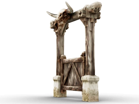 Ranch Gate 3D Model