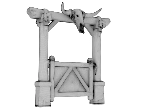 Ranch Gate 3D Model