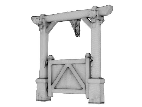 Ranch Gate 3D Model