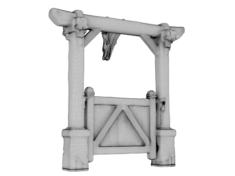 Ranch Gate 3D Model