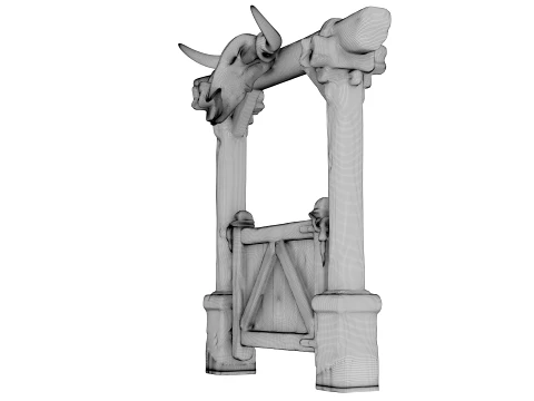 Ranch Gate 3D Model