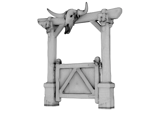 Ranch Gate 3D Model