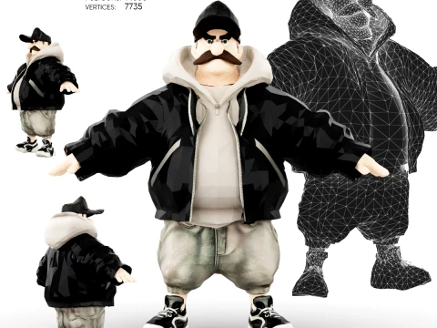 Bobby Karakteri 3D Model