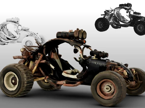 Buggy 3D Model