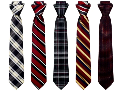 Tie Collection A 3D Model