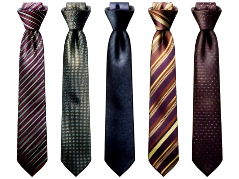 Tie Collection B 3D Model