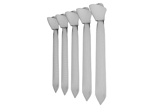 Tie Collection B 3D Model