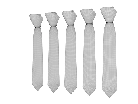 Tie Collection B 3D Model