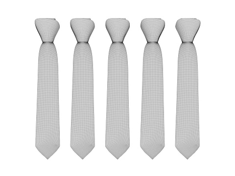 Tie Collection B 3D Model