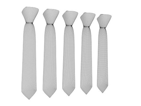 Tie Collection B 3D Model