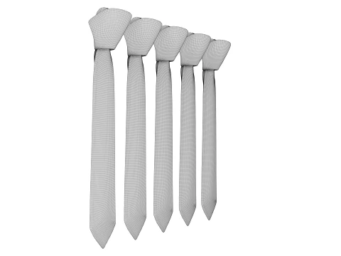 Tie Collection B 3D Model