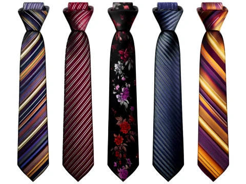 Tie Collection C 3D Model