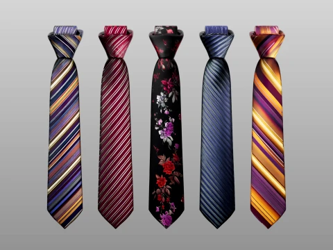 Tie Collection C 3D Model