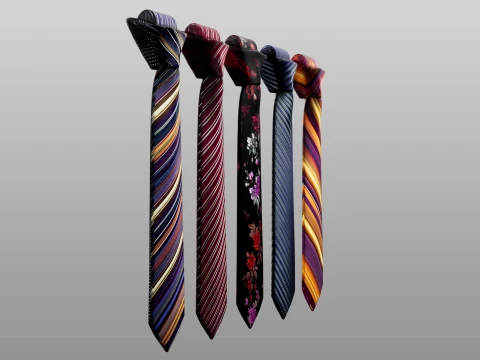 Tie Collection C 3D Model
