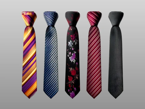 Tie Collection C 3D Model