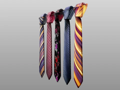 Tie Collection C 3D Model