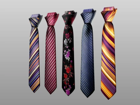 Tie Collection C 3D Model