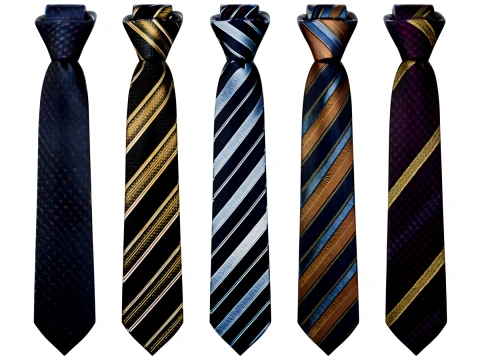 Tie Collection D 3D Model