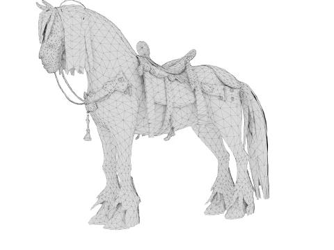 Thunder Horse 3D Model