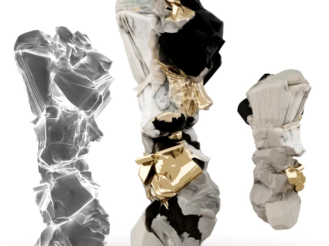 Strata of Gold and Stone Model 3D