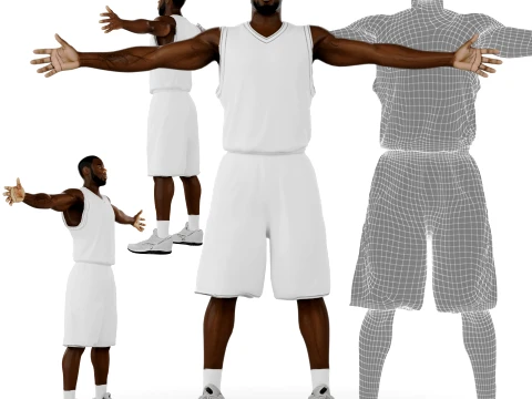 Basketball Player Model 3D
