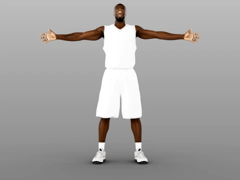 Basketball Player 3D Model