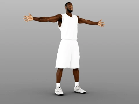 Basketball Player 3D Model