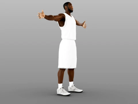 Basketball Player 3D Model