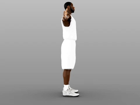 Basketball Player 3D Model