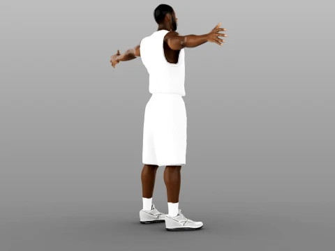 Basketball Player 3D Model