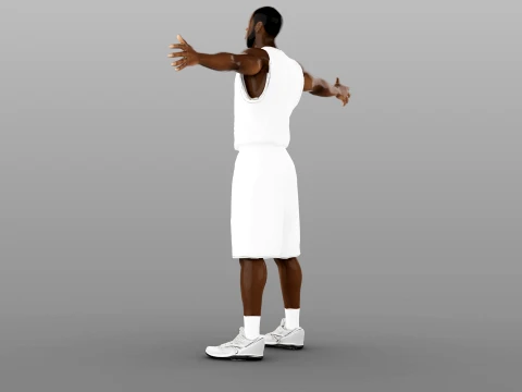 Basketball Player 3D Model
