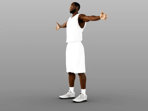 Basketball Player 3D Model
