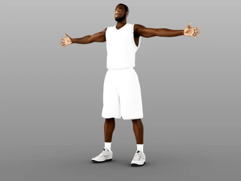 Basketball Player 3D Model