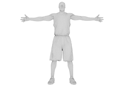 Basketball Player 3D Model