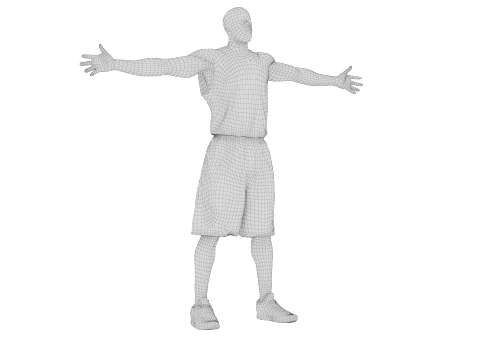 Basketball Player 3D Model
