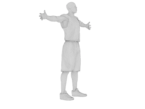 Basketball Player 3D Model