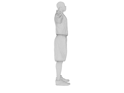 Basketball Player 3D Model